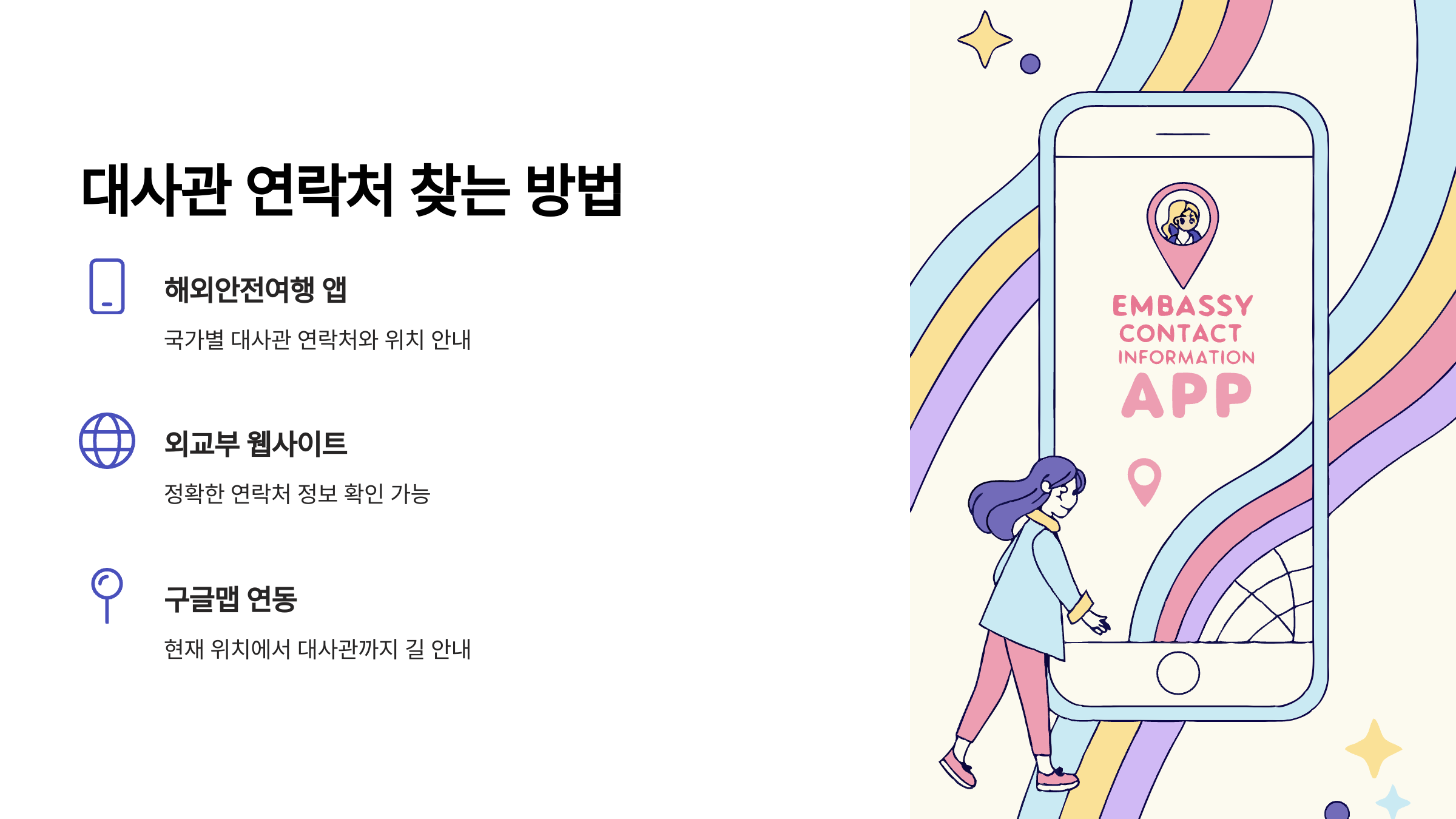 대사관 및 영사관 연락처
